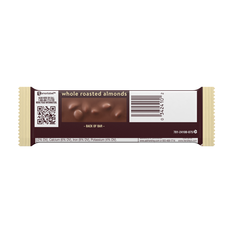 Hershey's Milk Chocolate with Almonds Bar