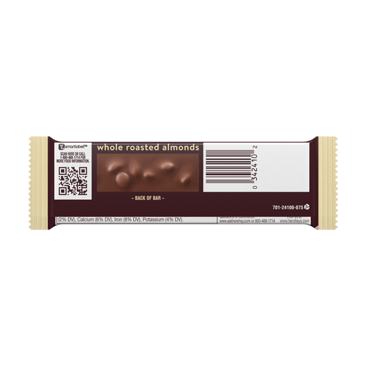 Hershey's Milk Chocolate with Almonds Bar