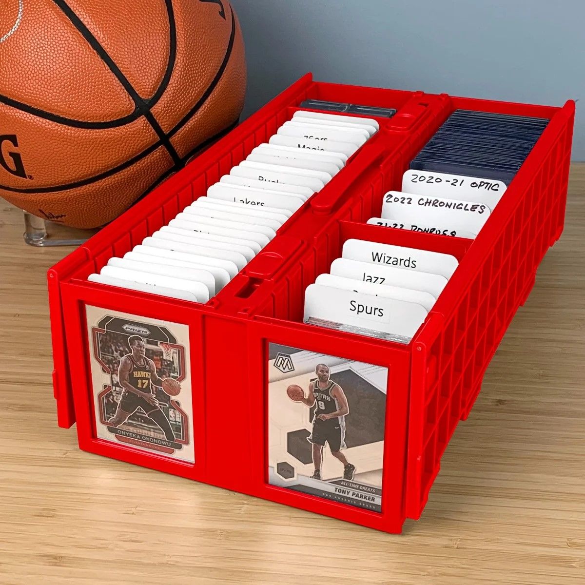 BCW Collectible Card Bin Red 1600