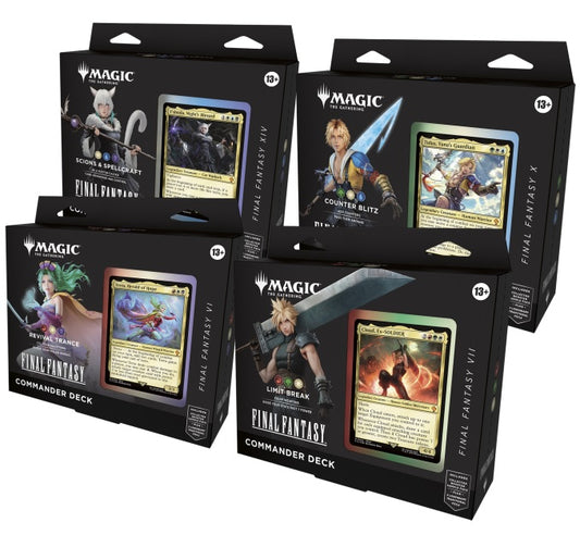 Magic the Gathering CCG: Final Fantasy Commander Deck - Scions & Spellcraft