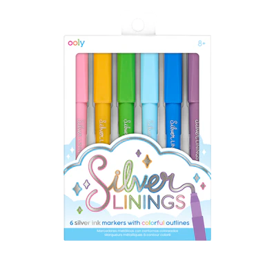 Silver Linings: Colorful Outline Markers