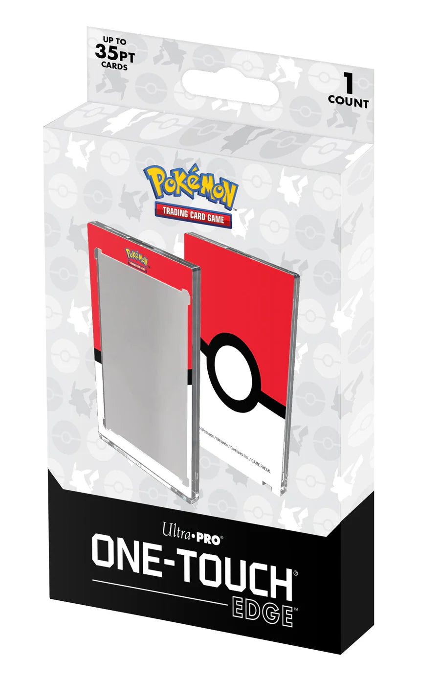 Single 35pt ONE-TOUCH® Edge - Poké Ball Printed Magnetic Card Holder for Pokémon