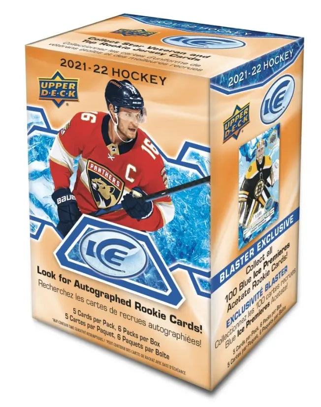 2021-22 Upper Deck Ice Hockey Blaster Box (6 Packs)