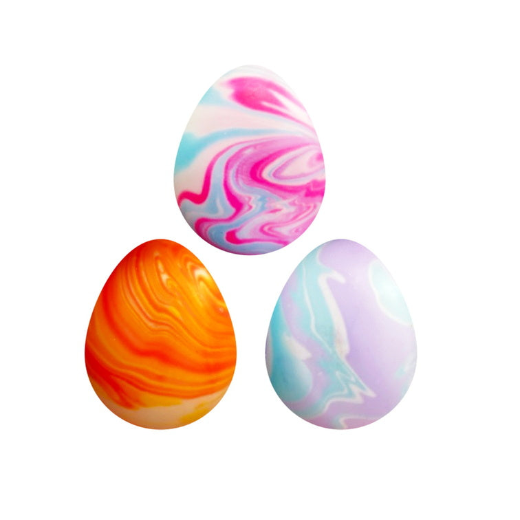 Schylling Needoh Swirlie Egg Squishy Fidget Toy Multicolor 1ct