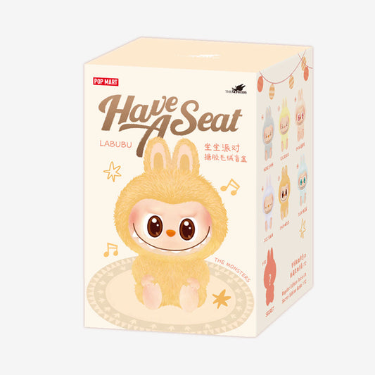 THE MONSTERS Labubu Have a Seat Series-Vinyl Plush Pendant Sealed Case