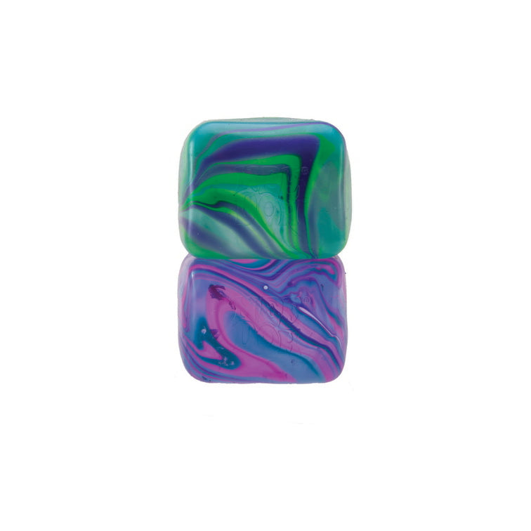 Schylling NeeDoh Swirl Nice Cube Squishy Fidget Toy Multicolor 1ct