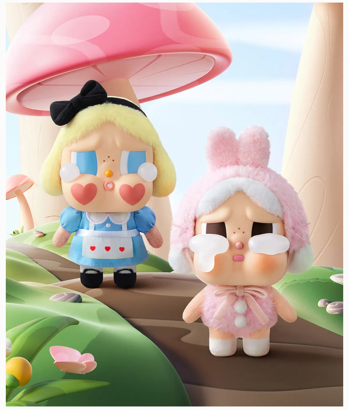 POP MART CryBaby Crying Again Series Vinyl Face Plush Single Blind Box