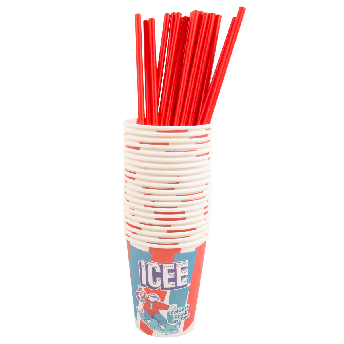 ICEE Paper Cups & Straws