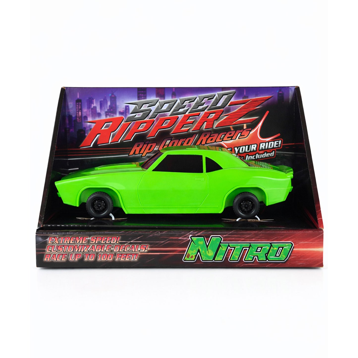 Speed Ripperz Nitro Rip Cord Muscle Car Green