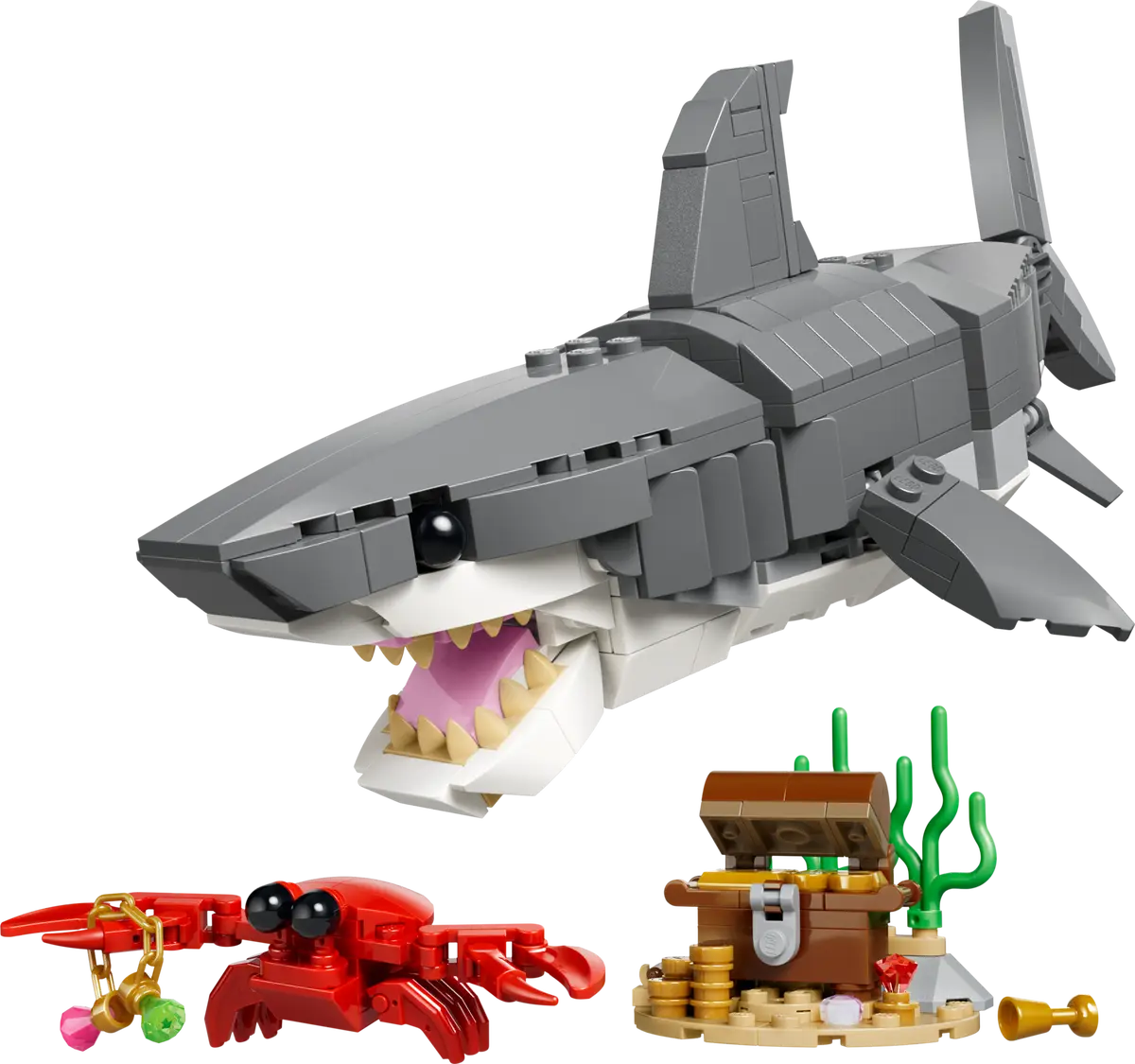 LEGO 31381 Fierce Shark with Treasure Chest