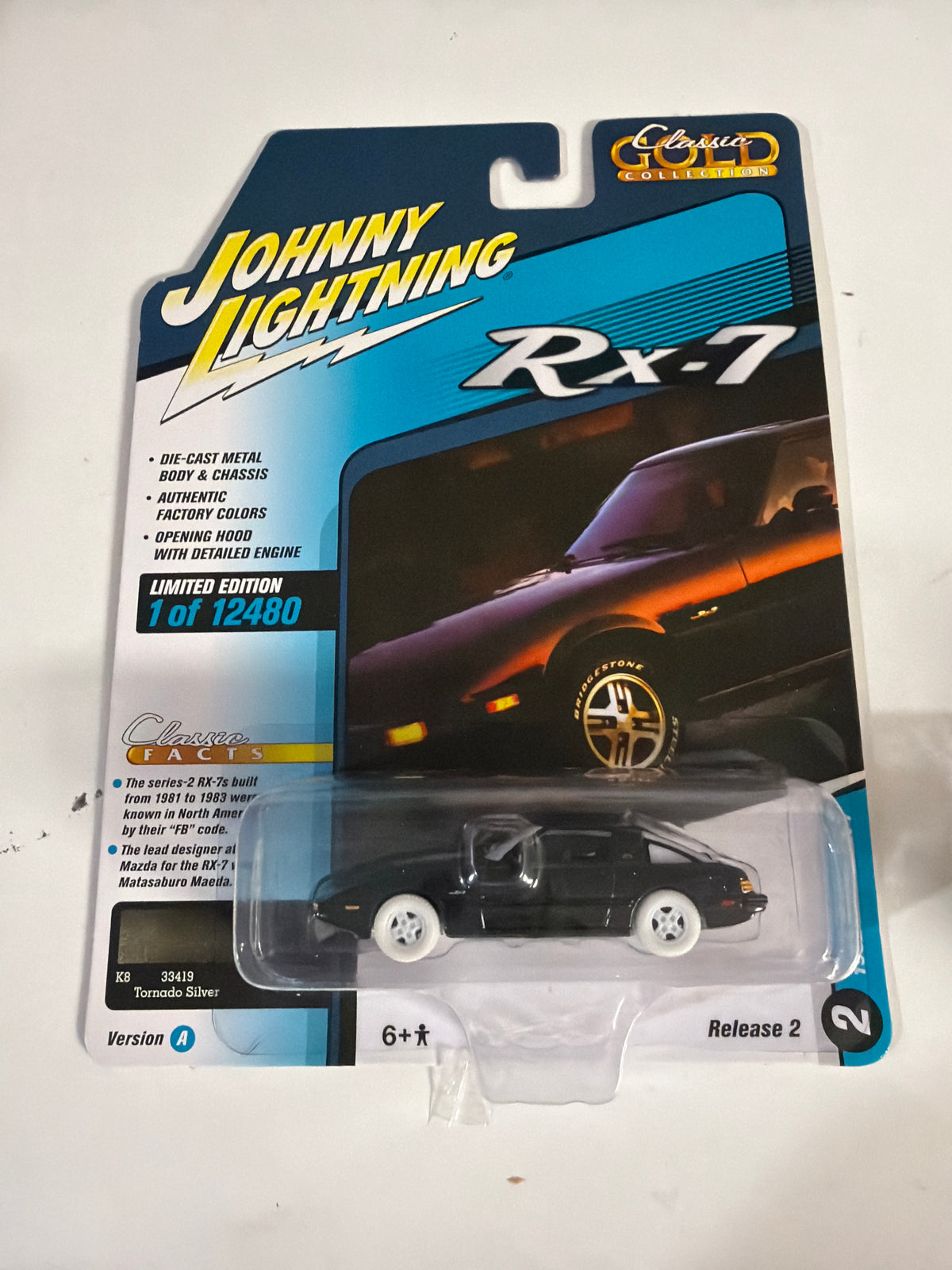 Johnny Lightning: 1982 Mazda RX - 7 White Lightning #2