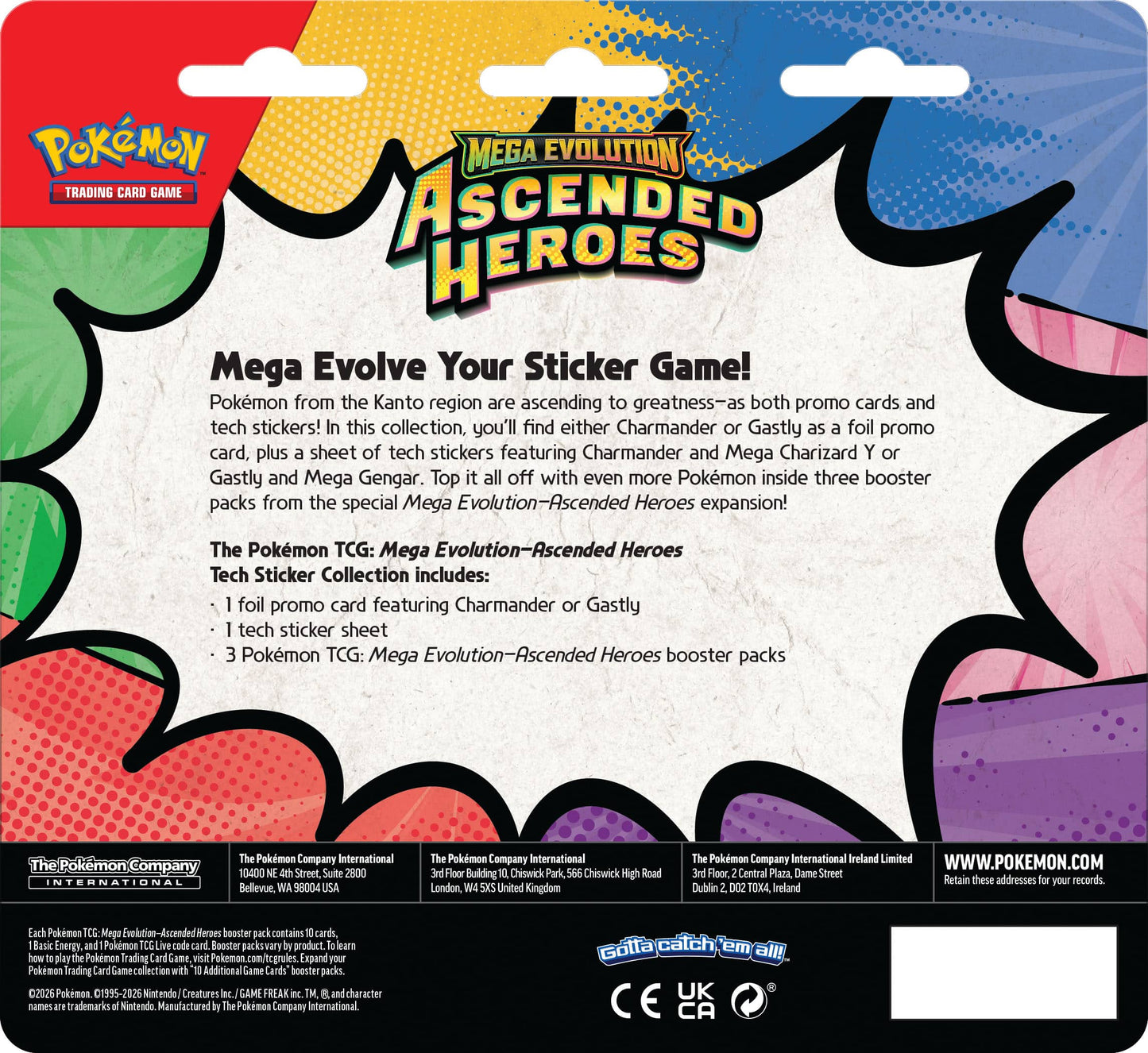 Pokemon TCG: Ascended Heroes Tech Sticker Charmander