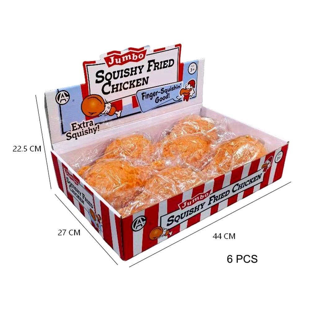 Jumbo Fried Chicken Squeeze Squishy Stress Relief Toy