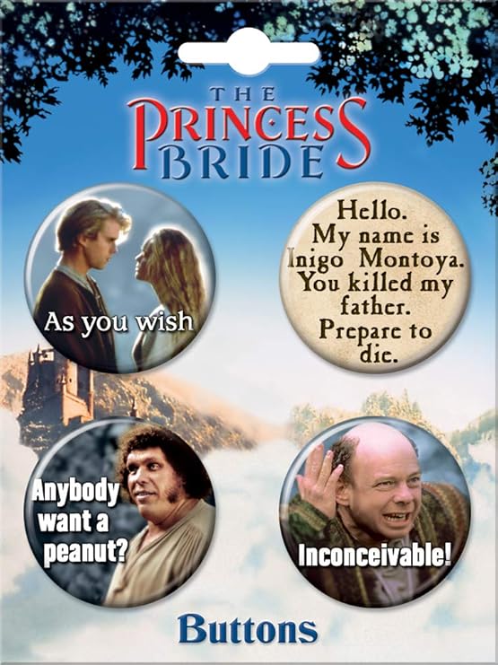 Princess Bride Round Button Set 1