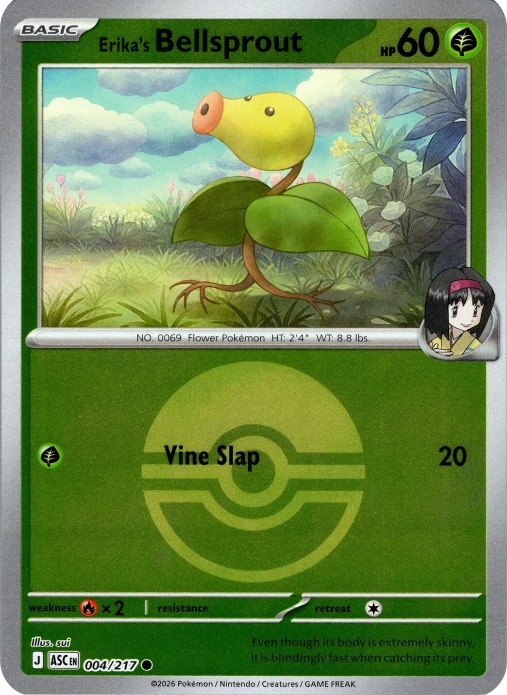 Erika's Bellsprout (Poke Ball)
