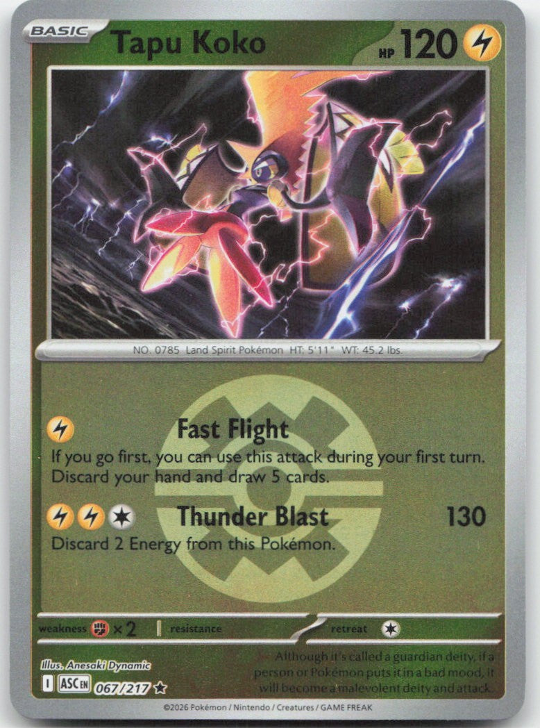Tapu Koko (Quick Ball)