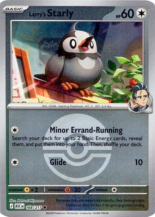 Larry's Starly (Poke Ball)