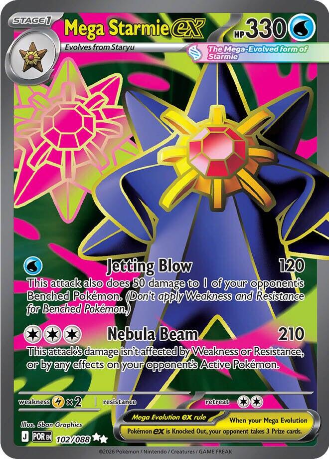 Mega Starmie ex - 102/088