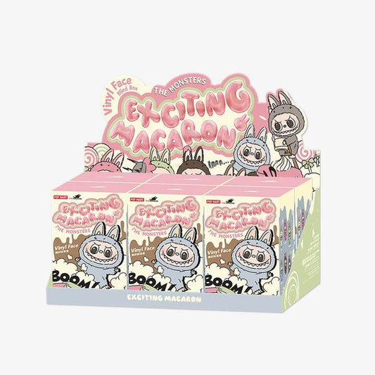THE MONSTERS Labubu Exciting Macaron Series-Vinyl Plush Pendant Blind Box