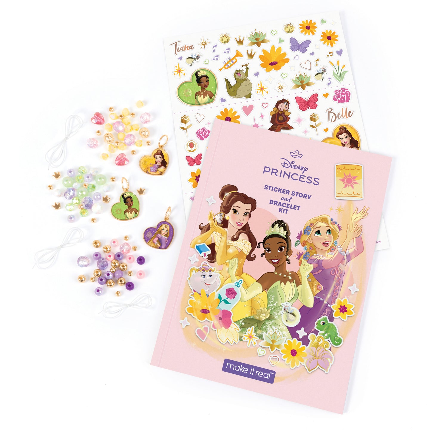Disney Princess Sticker Story and Bracelet Kit