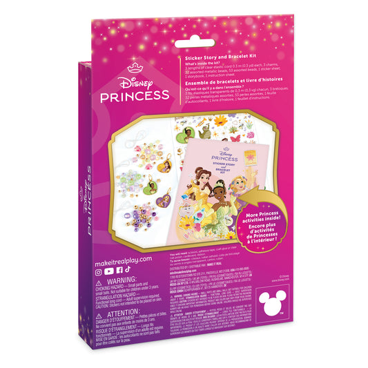 Disney Princess Sticker Story and Bracelet Kit