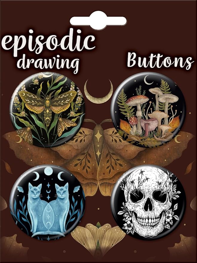 Episodic Drawing 4 Button Set 1