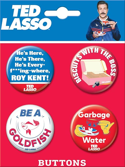 Ted Lasso 4 Button Set 2