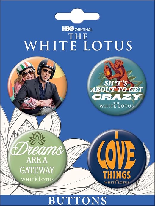 White Lotus 4 Button Set 2
