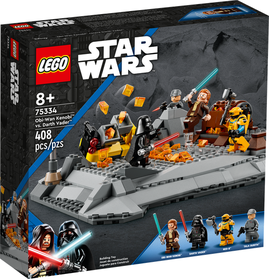 LEGO Star Wars Obi-Wan Kenobi vs. Darth Vader 75334