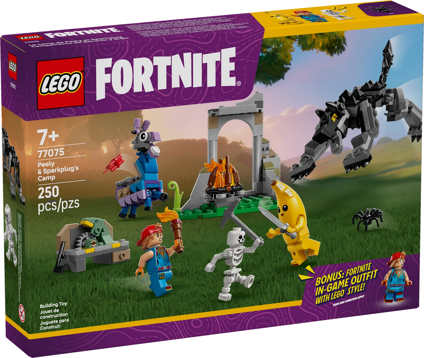 LEGO Fortnite Peely & Sparkplug's Camp 77075