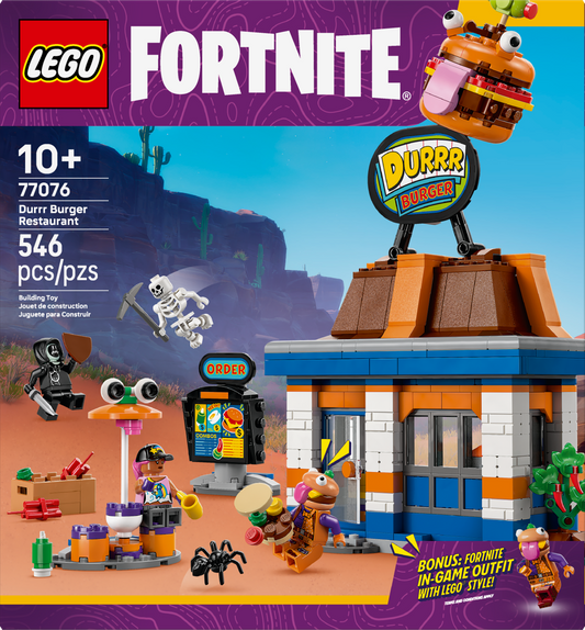 LEGO Fortnite Durrr Burger Restaurant 77076