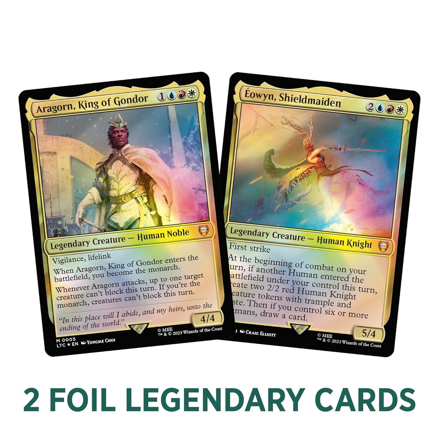 Magic: The Gathering - Lord of the Rings Tales of Middle-Earth Commander Deck - Riders of Rohan (Blue-Red-White)