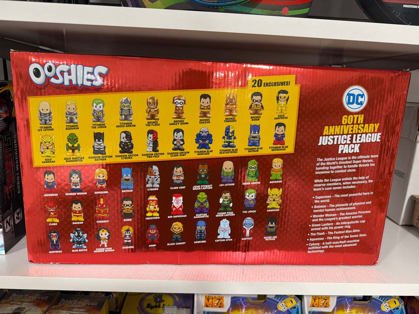 OOSHIES 60th Anniversary Justice League 50 Pack