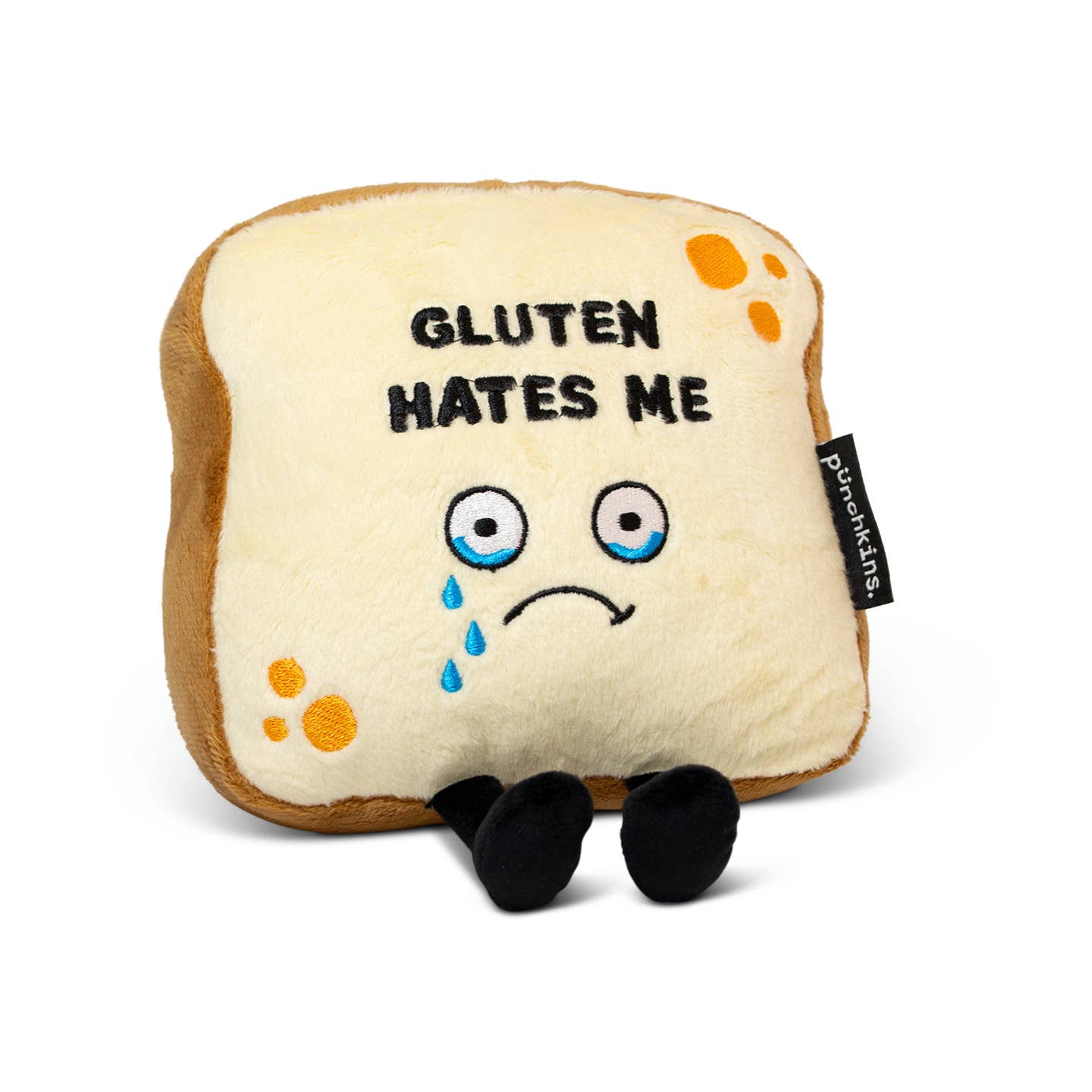 Gluten Hates Me Funny Gluten Free Bread Plush Gift