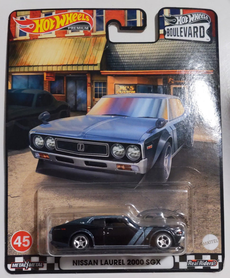 Hot Wheels 1:64 Premium Boulevard #45 Nissan Laurel 2000 SGX Real Riders