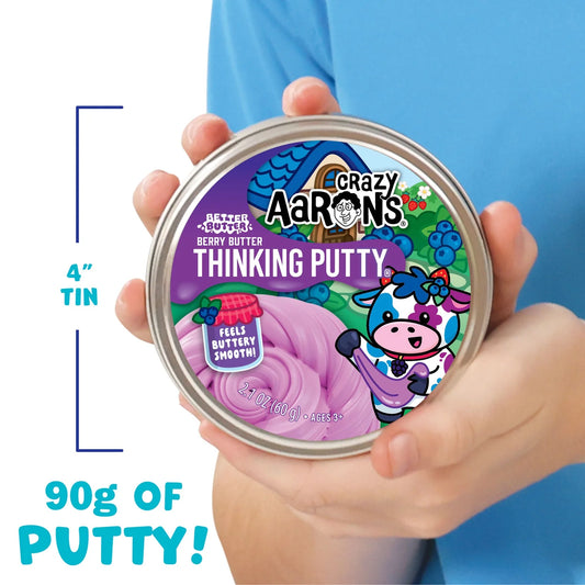 Crazy Aaron's Better Butter Berry - Full Size 4" Thinking Putty