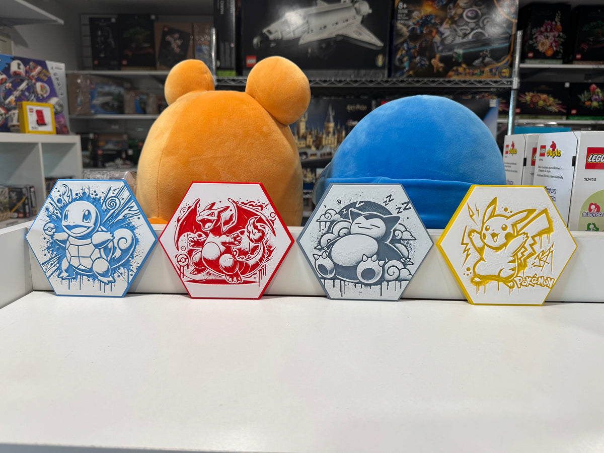 Pokémon TCG: Pokémon Hexagon Decor 3D Printed