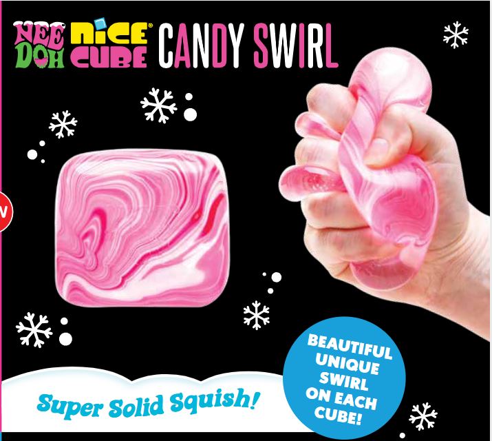 NeeDoh Nice Cube Candy Swirl