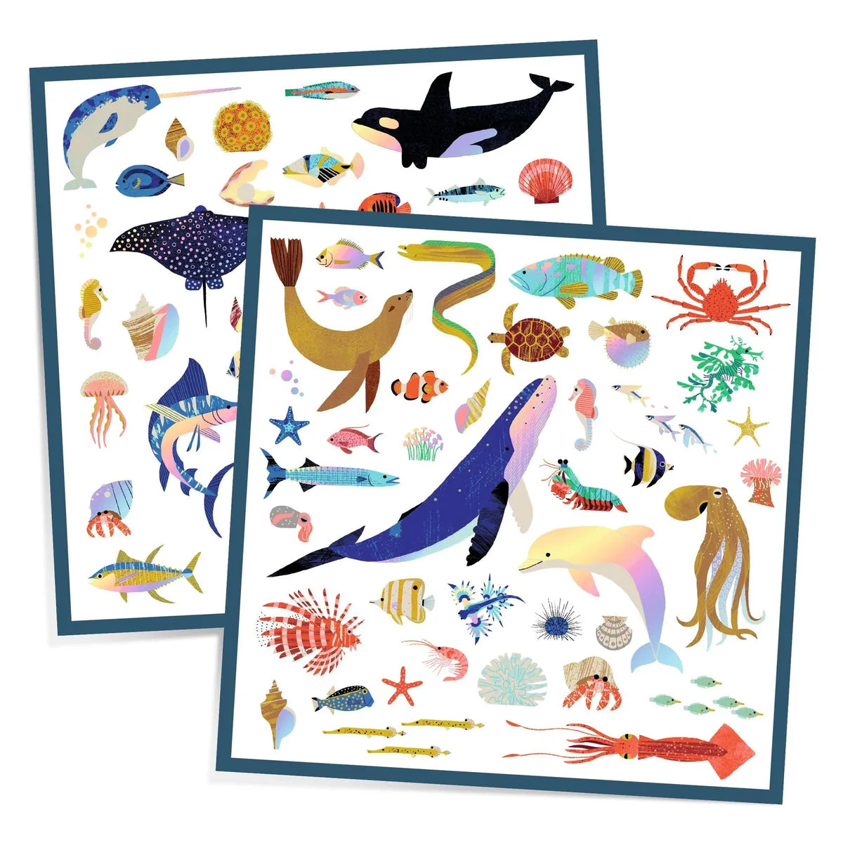 DJECO Metallic Sticker Collection - Ocean