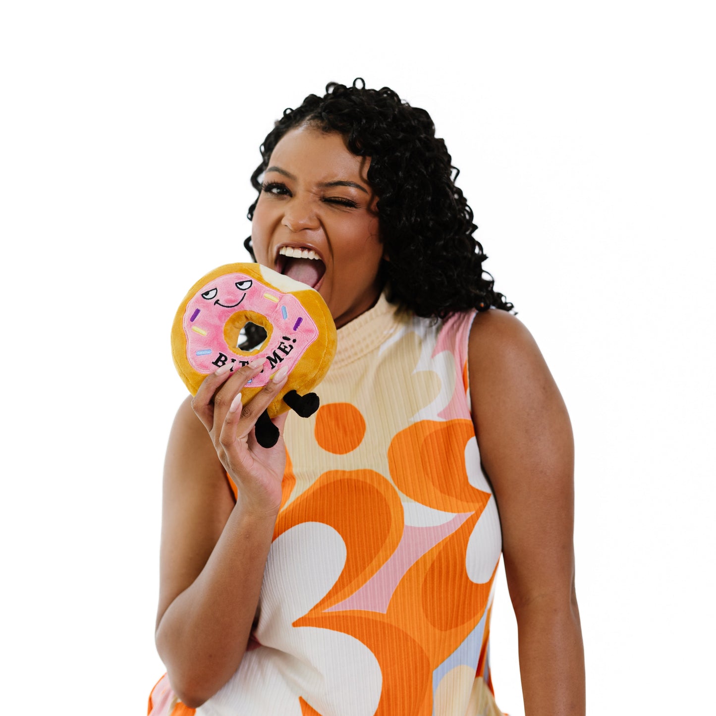 Plush Pink Donut - Bite Me