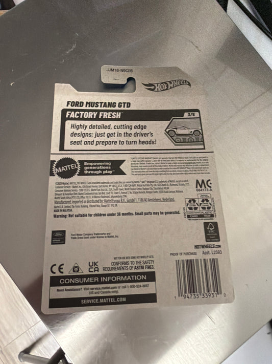Hot Wheels Ford Mustang GTD Super Treasure Hunt #2