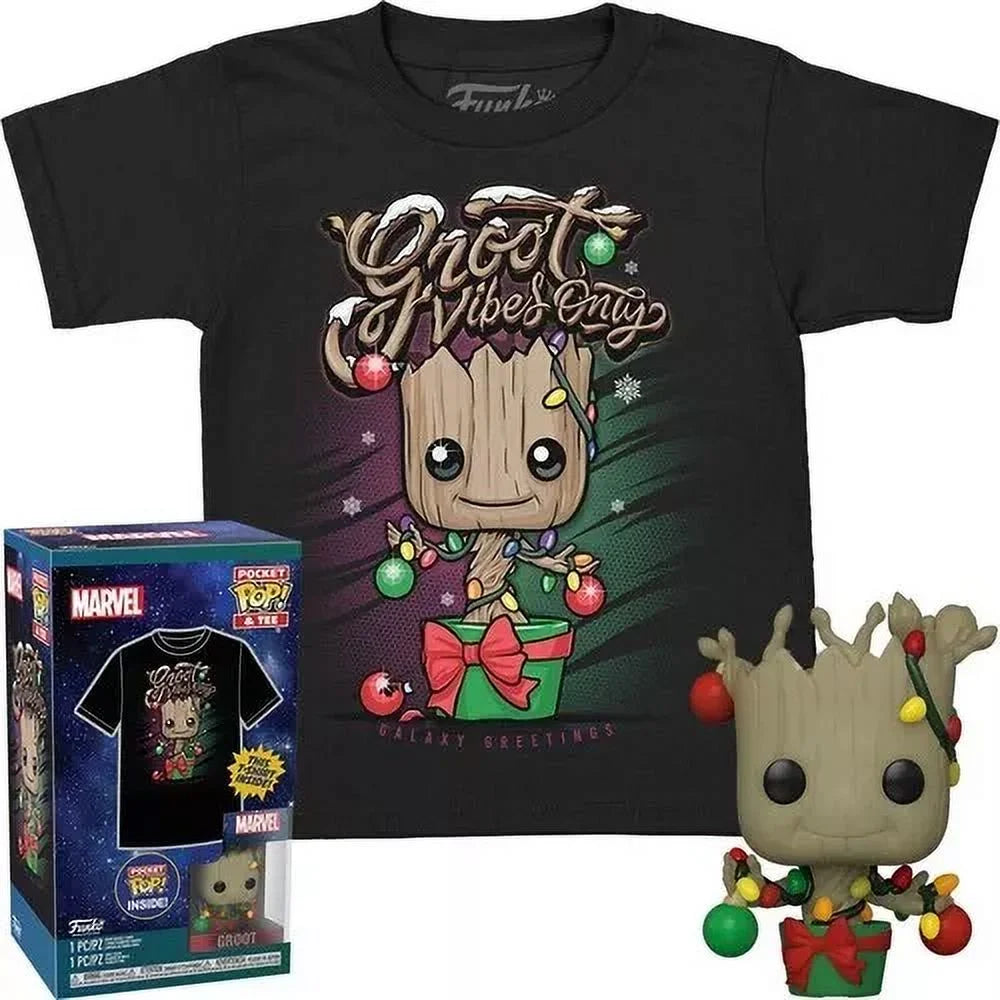 Funko Pocket POP! Tee: Guardian of the Galaxy - Holiday Groot XL