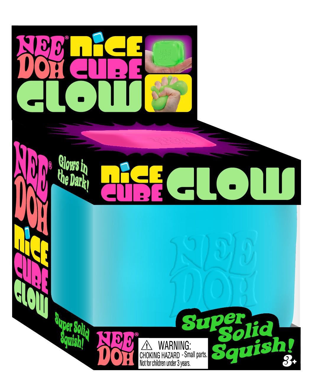Schylling Glow Nice Cube NeeDoh