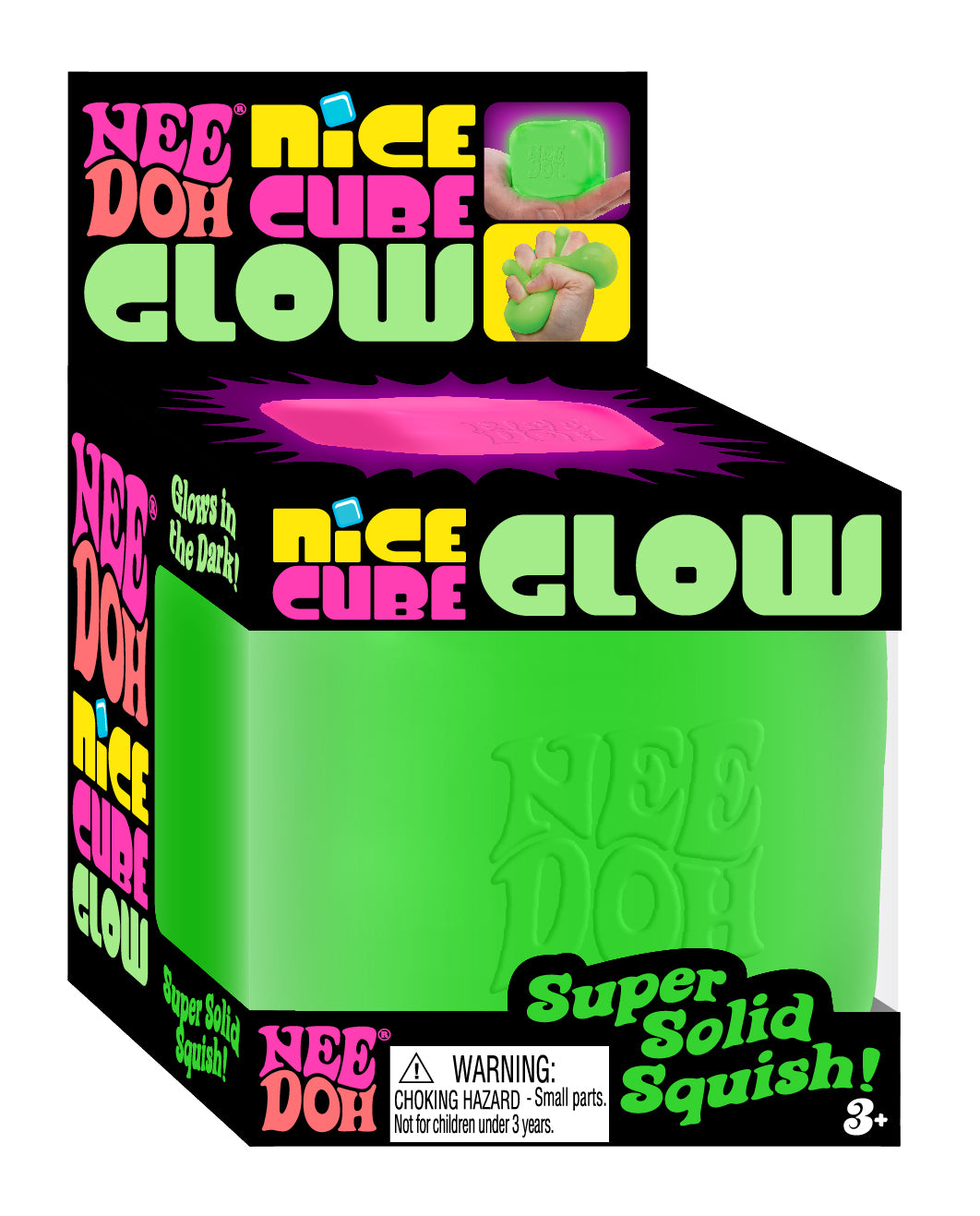 Schylling Glow Nice Cube NeeDoh