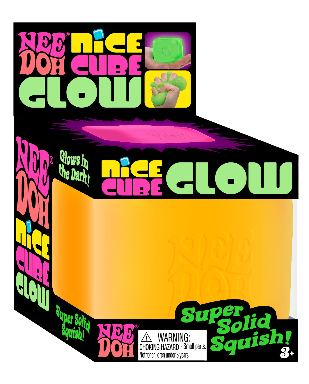 Schylling Glow Nice Cube NeeDoh