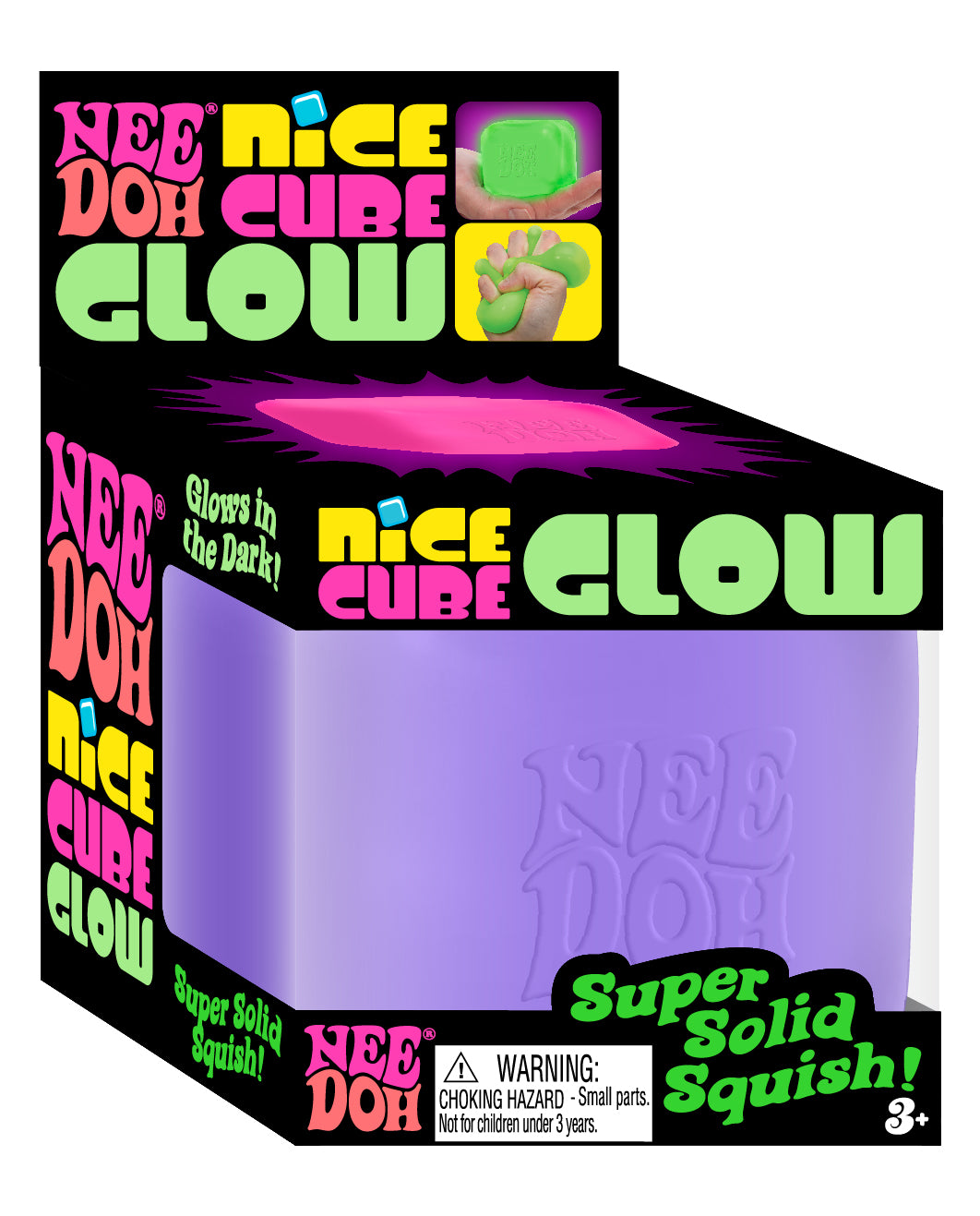 Schylling Glow Nice Cube NeeDoh