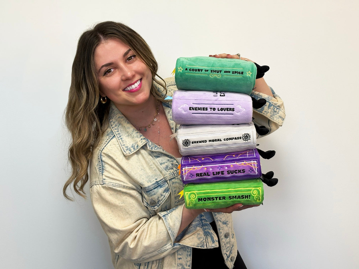 Punchkins I Like My Books With Extra Monster Smut Plush – Funny Book Lover Gift