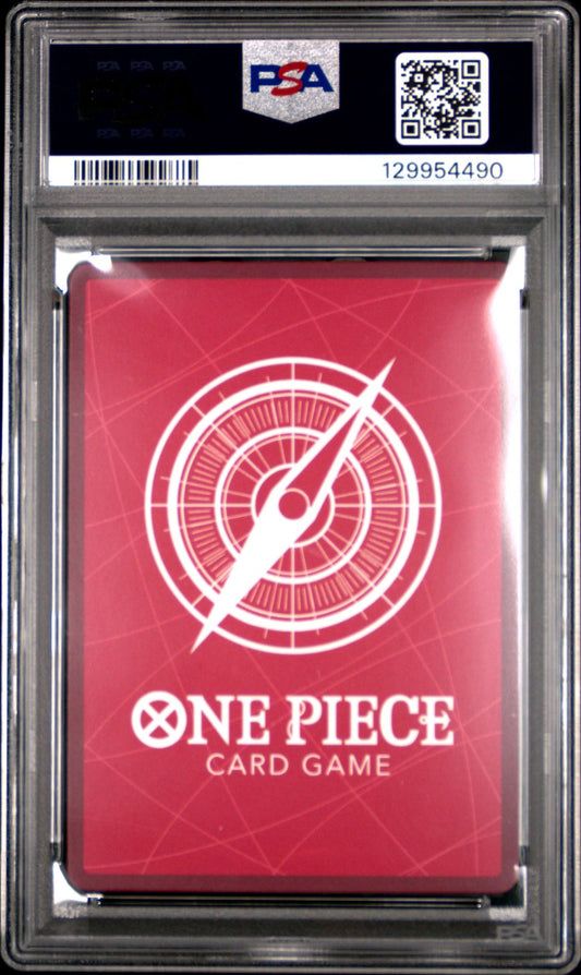 2025 ONE PIECE OP12-LEGACY OF THE MASTER 020 RORONOA ZORO ALTERNATE ART PSA 10