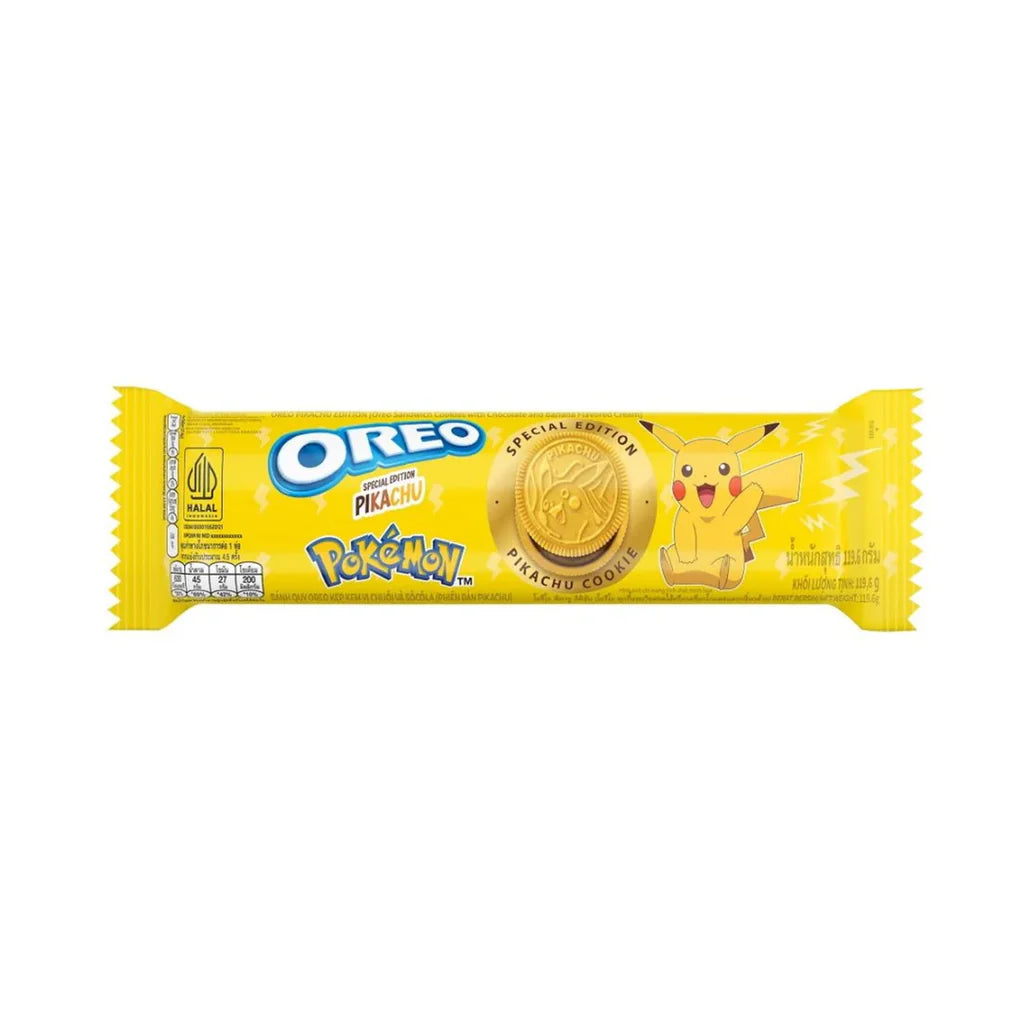Oreo Pokemon Banana Chocolate Cookies Indonesia