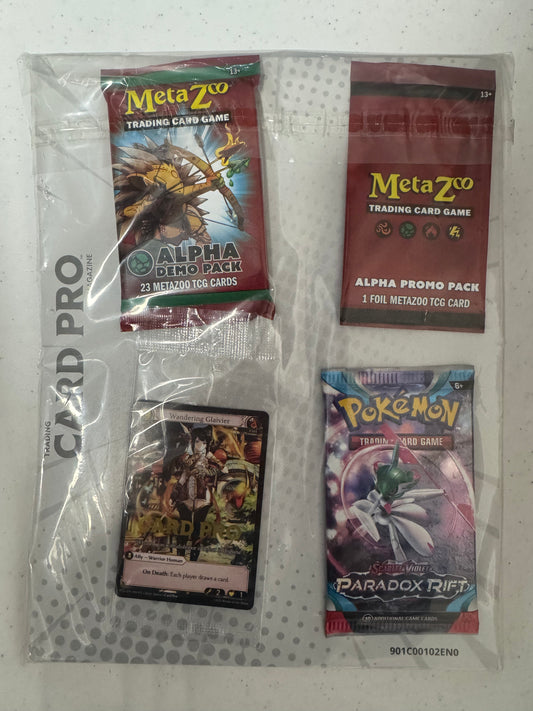 Card Pro Magazine Issue #1 Premier Trading Card Magazine w/ Promo Packs